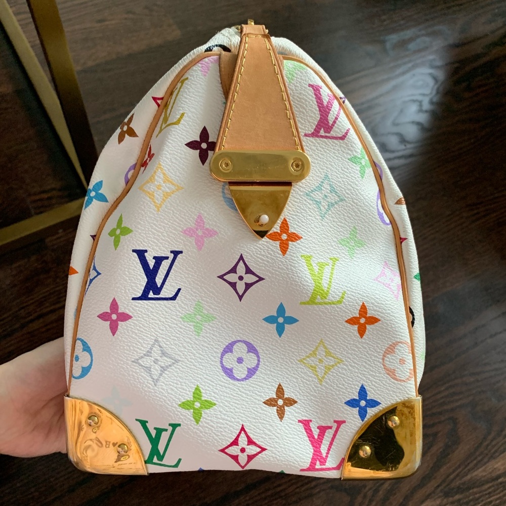 ❌SOLD❌Louis Vuitton monogram multicolored speedy 30 tote - Picture 6 of 8
